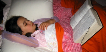 Anna fell asleep while reading the dictionary.