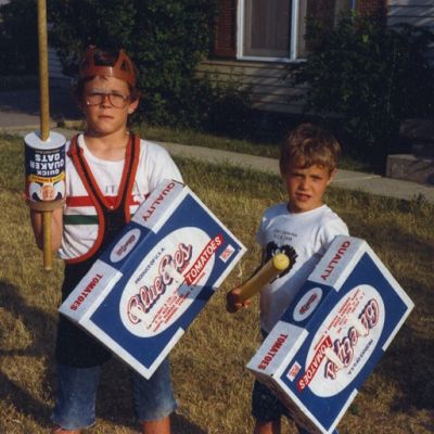 Nick and Matt, defenders of justice and peace