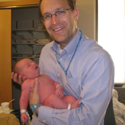 Anton holding his Oliver